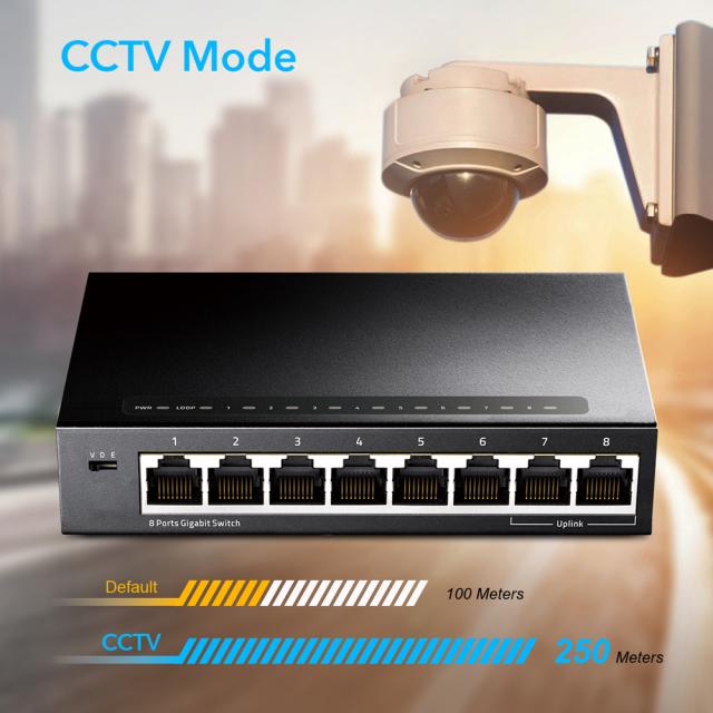 Switch Cudy GS108 8-Port Gigabit Desktop Switch 