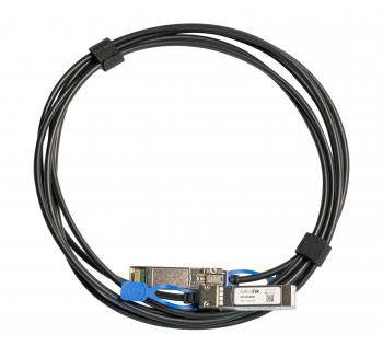 Кабел MikroTik XS+DA0001, SFP 1G - SFP+ 10G, 1m