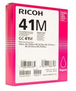 Gel ink RICOH GC41M, 2200 pages Magenta