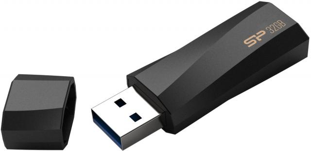 USB памет SILICON POWER Blaze B07, 32GB, USB 3.2, Черна 