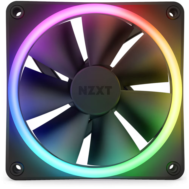 Fan NZXT NZXT F120 RGB Duo, Black 