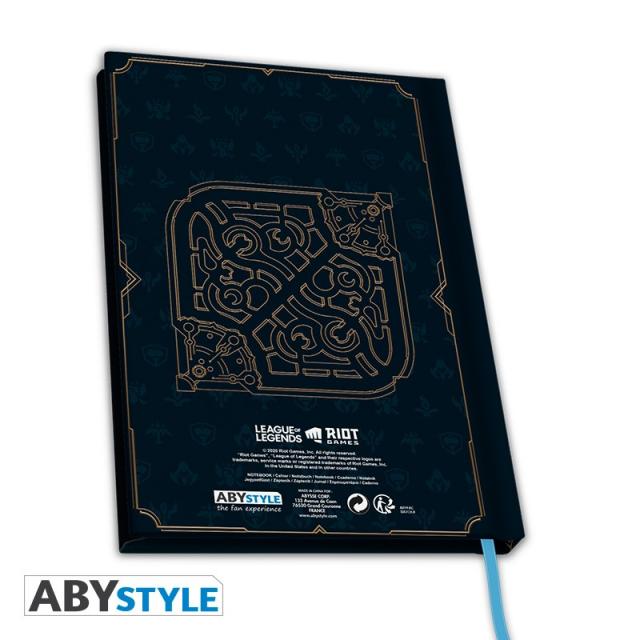 ABYSTYLE LEAGUE OF LEGENDS Notebook Hextech Logo A5 