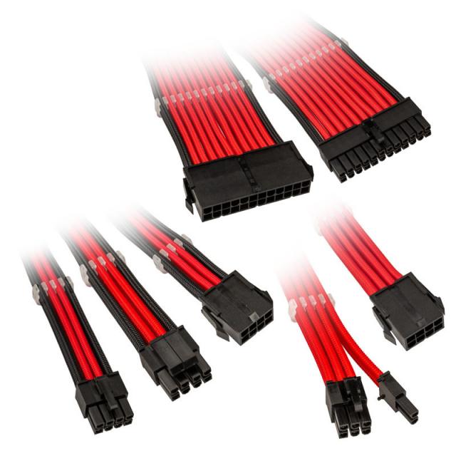 Sleeved Extension Cable Kit Kolink Core, Red 