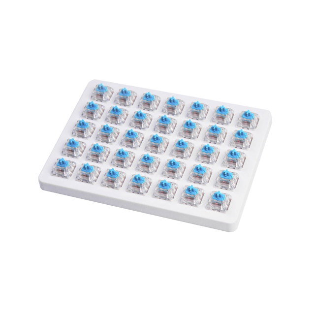 Суичове за механична клавиатура Keychron Kailh Blue, Switch Set 35 броя 