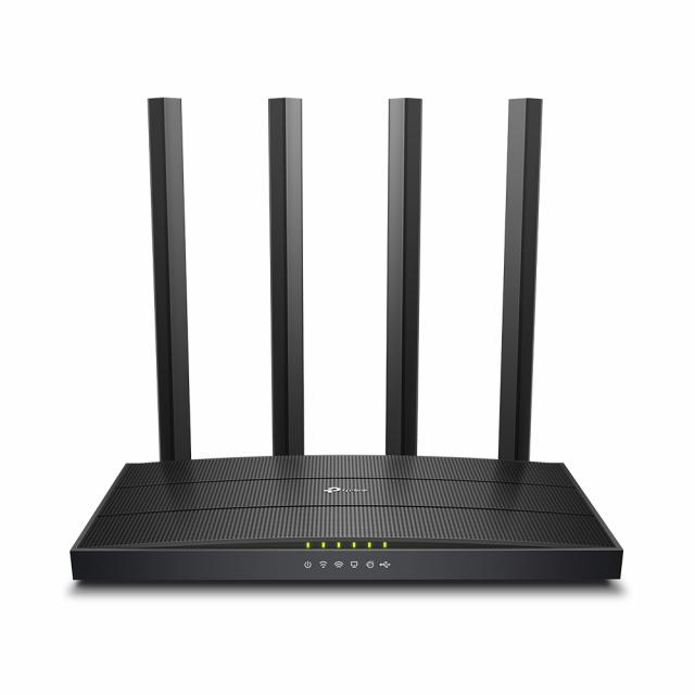 Безжичен рутер TP-Link Archer C6U AC1200, 2.4/5 GHz, 300 - 867Mbps, 10/100/1000 