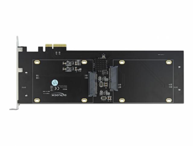 Карта PCI Express x2 Delock към 4x SATA3 2.5" 