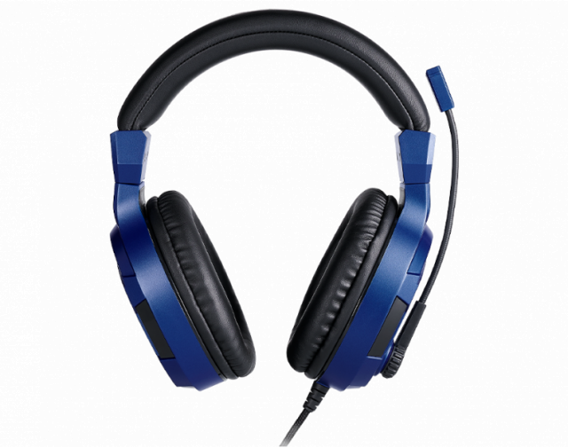 Геймърски слушалки Nacon Bigben PS4 Official Headset V3 Blue, Микрофон, Син 