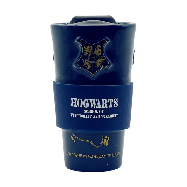 HARRY POTTER - Ceramic travel mug - Hogwarts 