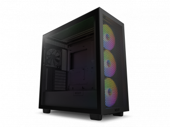 Case NZXT H7 Flow RGB Matte Black Mid-Tower