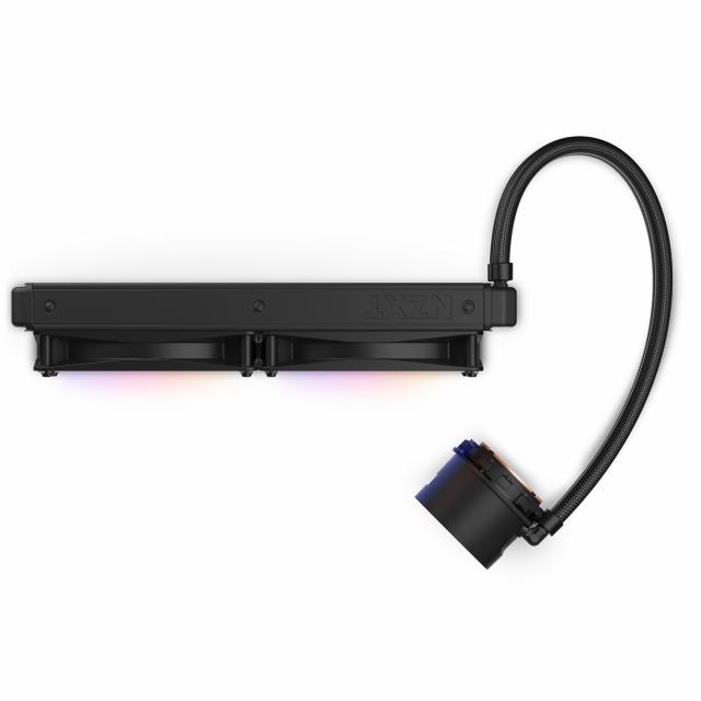 AIO Liquid Cooler NZXT Kraken 280 RGB Black, LCD Display 