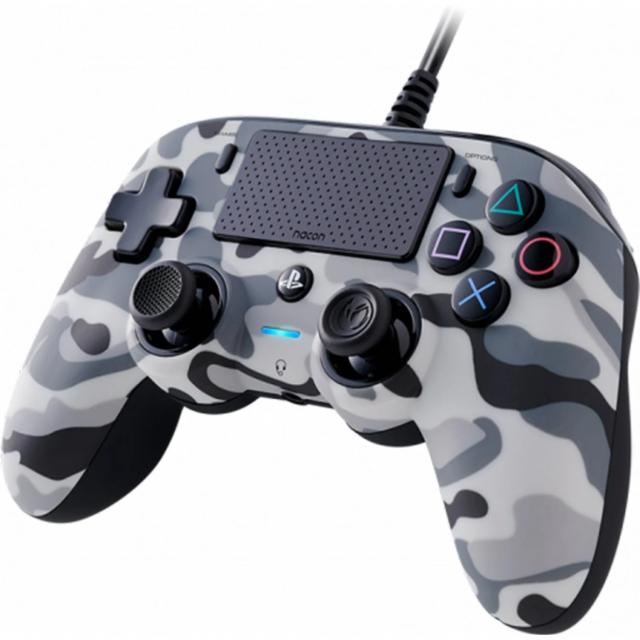 Жичен геймпад Nacon Wired Compact Controller Camo Grey, Сив 