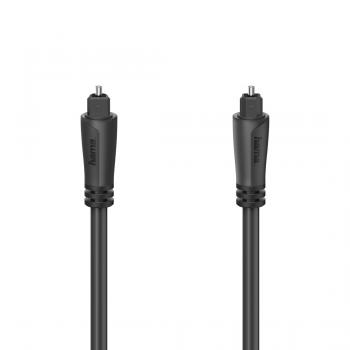 Аудио оптичен кабел Hama ODT plug (Toslink), 3.0 m, Черен