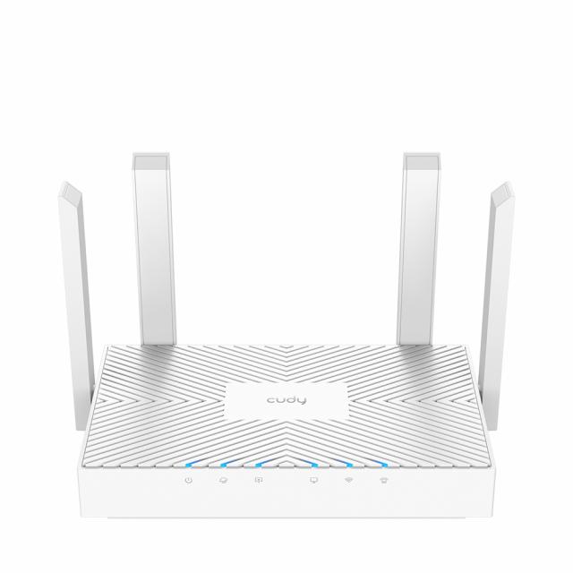 Wireless Router CUDY WR1300E, Dual-band AC1200, 300+867 Mbps, 3xGigabit 