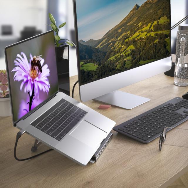 Hama "Connect2Office Stand" USB-C Docking Station 