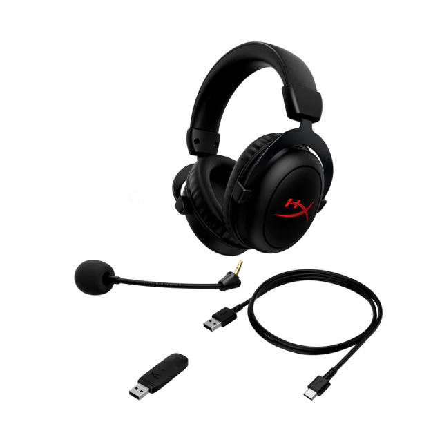 Геймърски безжични слушалки HyperX Cloud II Core Микрофон, Черно 