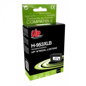 Ink cartridge UPRINT L0S70AE, HP 953XL, OfficeJet Pro 8210/8710/7720, 50 ml, Black