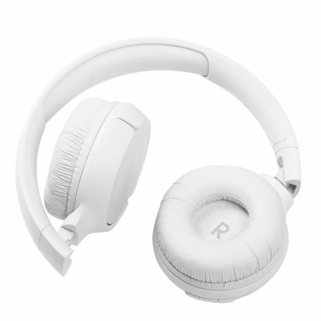 Слушалки on-ear JBL T510BT, Бели 