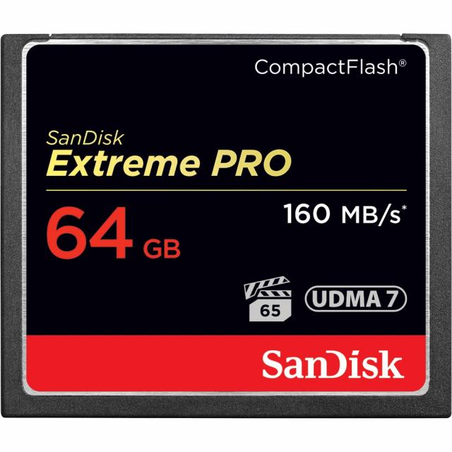 Карта памет SANDISK Extreme PRO, CompactFlash, 64GB 