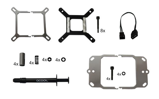 CPU Water Block Alphacool Eisblock XPX Aurora Edge - Acryl Black Digital RGB 