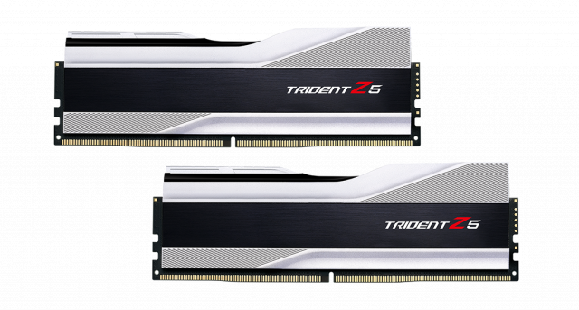 Памет G.SKILL Trident Z5 Silver 32GB(2x16GB) DDR5 6000MHz F5-6000J4040F16GX2-TZ5S 