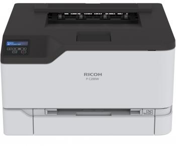 Лазерен принтер RICOH P C200W, Цветен, USB 2.0, LAN, WiFi, A4, 24 ppm, Разопакован