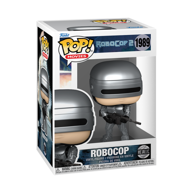 Фигурка Funko Pop! Movies: Robocop 2 - Robocop Metallic #1989 