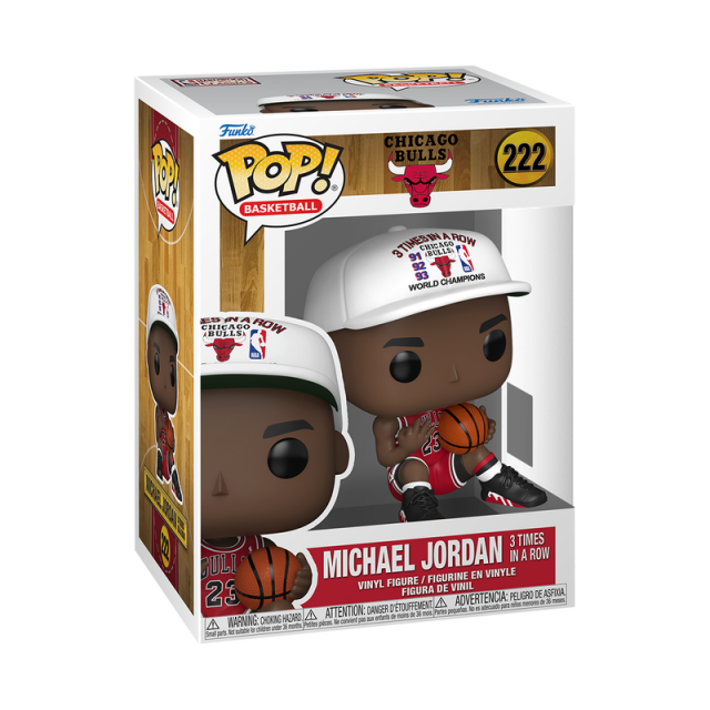 Фигурка Funko Pop! Basketball: Chicago Bulls - Michael Jordan 3 Times in A Row #222 