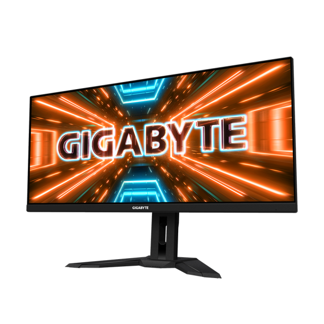 Gaming Monitor Gigabyte M34WQ-EK, 34" IPS WQHD (3480 x 1440), 144Hz, 1ms, HDR400 