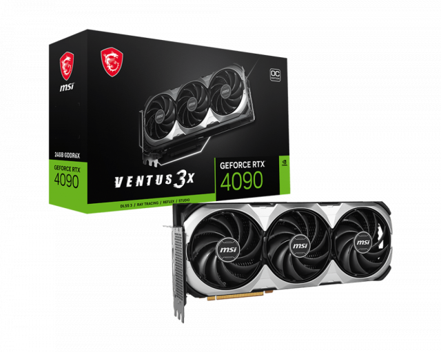 Видео карта MSI GeForce RTX 4090 VENTUS 3X E 24GB OC Edition GDDR6X 