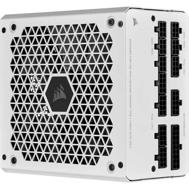 Захранващ блок Corsair RM850 White, 80+ GOLD 850W, Fully Modular 