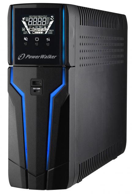 UPS POWERWALKER VI1500GXB за професионален гейминг, 1500VA, Line Interactive 