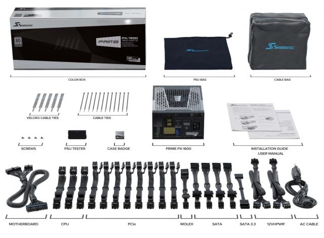 Захранващ блок Seasonic PRIME PX-1600, 1600W 