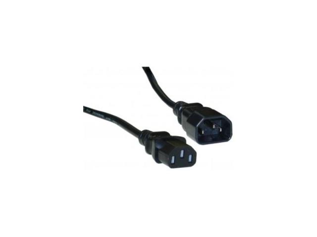 power extension supply cable Estillo, 3-pin, Black 