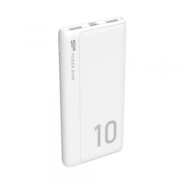 Външна батерия Silicon Power GP15 10000 mAh, Бяла 