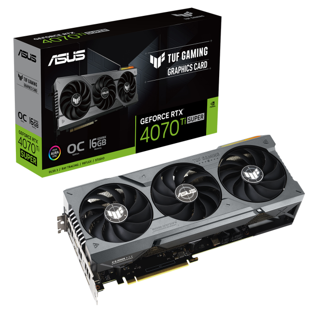 Видео карта ASUS TUF GAMING RTX 4070 TI SUPER OC 16GB GDDR6X 