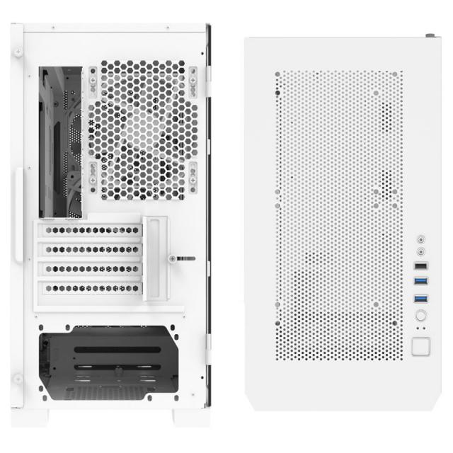 Кутия MONTECH AIR 100 ARGB, TG, Micro-ATX, Бяла 