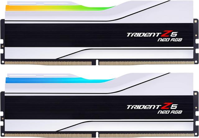 Memory G.SKILL Trident Z5 Neo RGB White 64GB(2x32GB) DDR5 6000MHz 