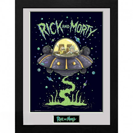 GBEYE RICK AND MORTY - Framed print "Ship" (30x40) 