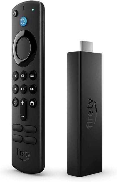 Мултимедиен плеър AMAZON Fire TV Stick 4K Gen2, Wi-Fi 6, Alexa Voice Remote, Черен 