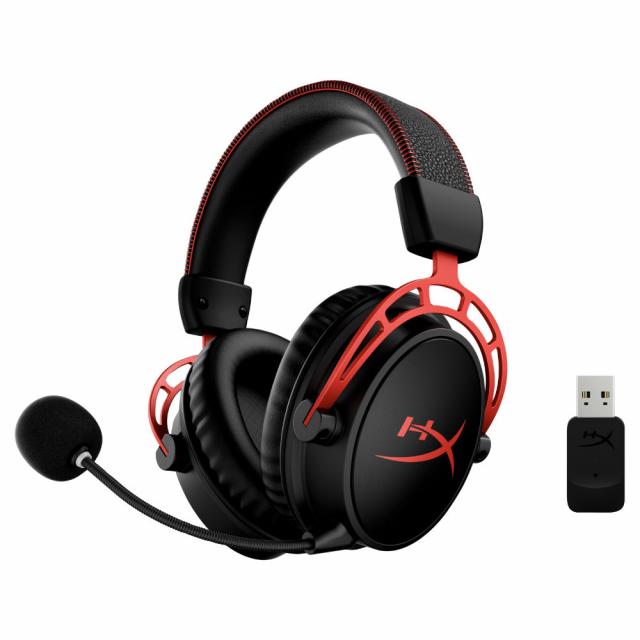 Геймърски слушалки HyperX Cloud Alpha Wireless, Черен/Червен 