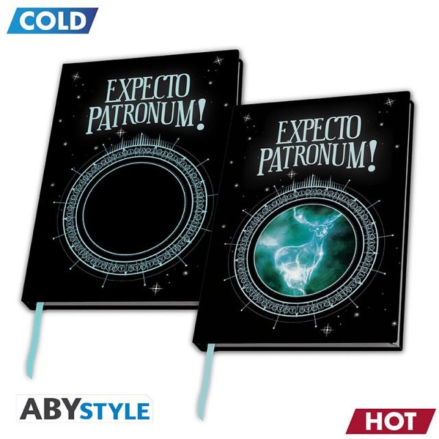 Тефтер ABYSTYLE HARRY POTTER Premium Heat Change Patronus A5 