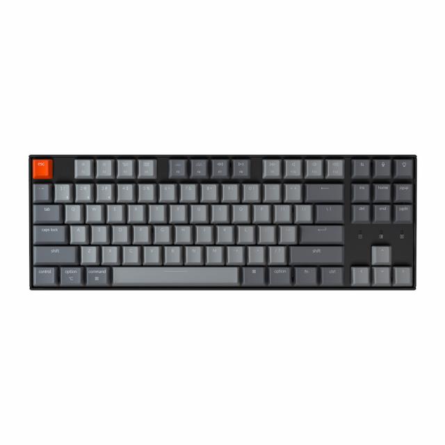 Геймърска Механична клавиатура Keychron K8 Hot-Swappable TKL Gateron Blue Switch White LED Gateron Blue Switch ABS 