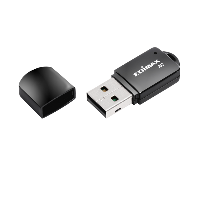 Нано адаптер EDIMAX EW-7811UTC, USB, Realtek, 2.4Ghz/5GHz, 802.11a/n/g/b 