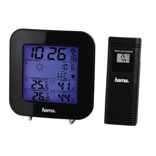 Hama "EWS-200" Weather Station, black 