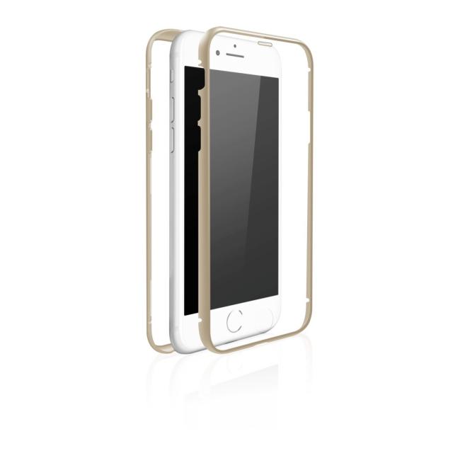 White Diamonds "360° Glass" Cover for Apple iPhone 7/8/SE 2020, gold 