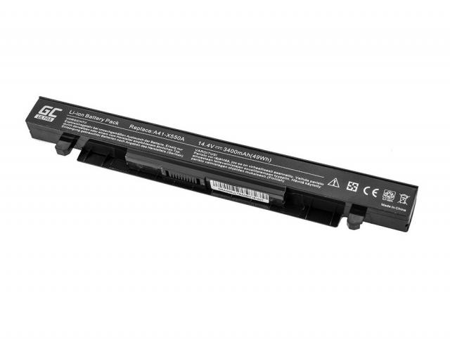 Батерия  за лаптоп GREEN CELL, Asus A450 A550 R510 R510CA X550 X550CA X550CC X550VC, 14.4V, 3400mAh 