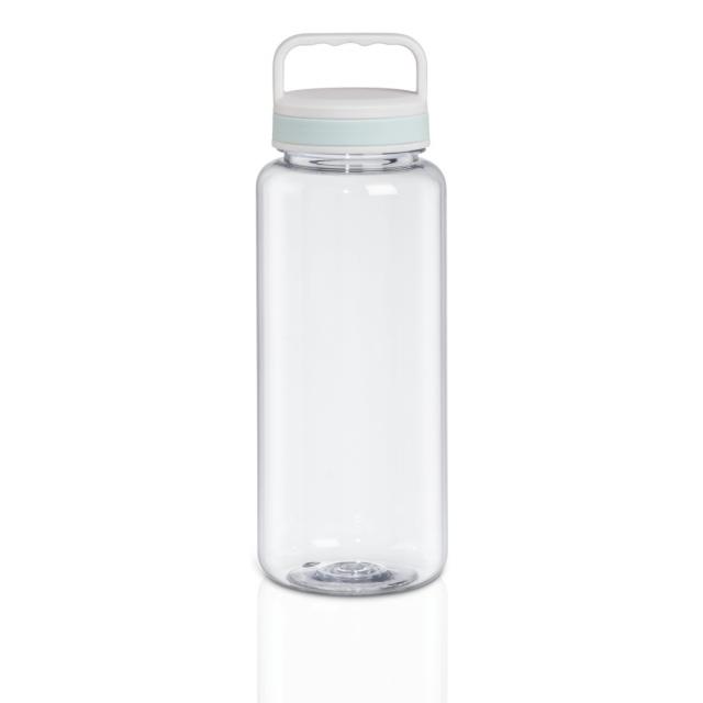 Xavax Drinking Bottle, 1250ml, Leak-proof, Handle, Screw Cap, transparent 