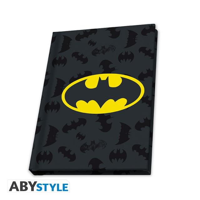 Комплект ABYSTYLE DC COMICS - Pck XXL glass + Pin + Pocket Notebook "Batman" 