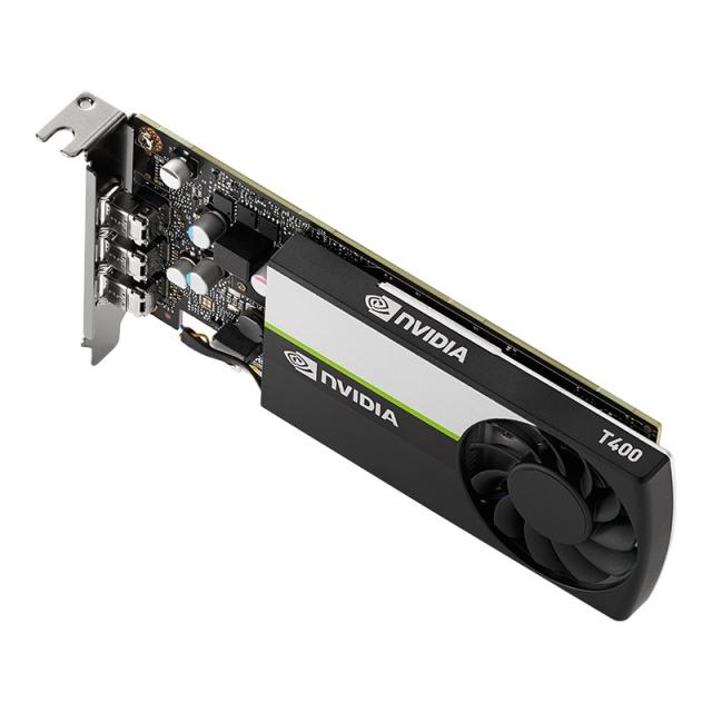 Graphic card PNY NVIDIA Quadro T400, 4GB, GDDR6, 64 bit, mini DisplayPort 