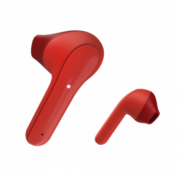 Hama "Freedom Light" Bluetooth® Headphones,True Wireless,Earbuds,Voice Ctrl.,red